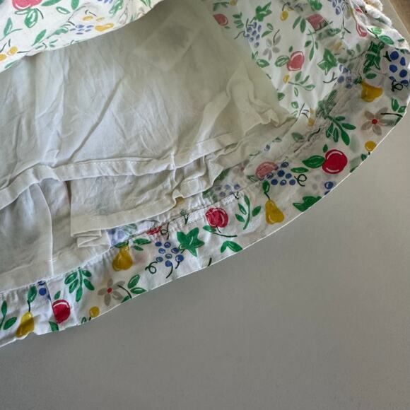 Baby Boden White Floral Fruit Dress Size 2-3 Years - Picture 6 of 7